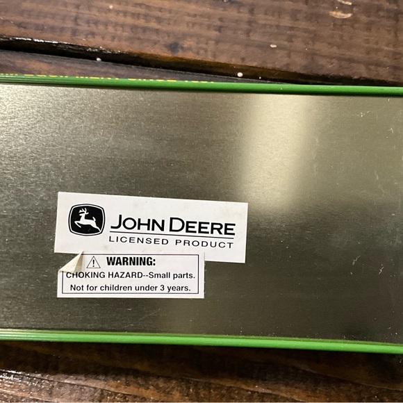 John Deere Metal Toy Tool Box with Tools with Latch - Picture 10 of 15